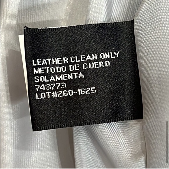 MixIt Silver Leather Moto Jacket Large Y2K - Picture 5 of 13